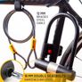 Heavy Duty Bicycle U Lock Shackle and Mount Holder, for Road Bike, Electric Bike, Folding Bike, Mountain Bike Image 4