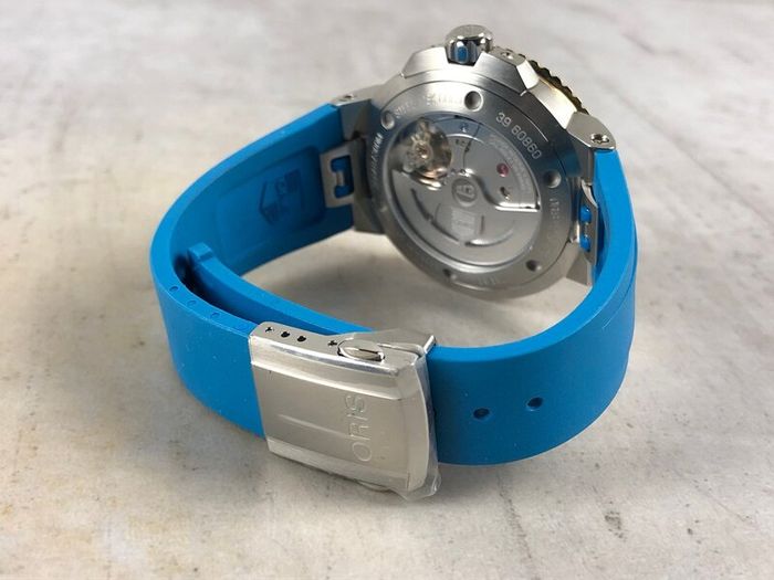 Oris Aquis Calibre 400 Blue/Gold New Full Set