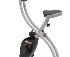 Exercise Bike Foldable Fitness Bike Magnetic Foldable Indoor Cycling Bike 3-In-1 Foldable Exercise Bike for Home Use with Resistance Bands Home Workout Exercise Equipment (FREE POSTAGE)