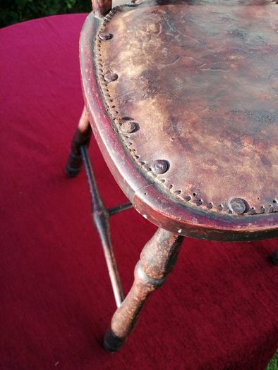 Antique Art Nouveau Rustic Ladies Chair c. 1880