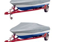 main image for ad Boat Covers 2 pcs Grey Length 488-564 cm Width 239 cm