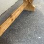 Antique yellow pine Refectory table Image 3