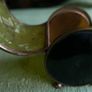 1910-1920 Antique Victorian Collectable Cigarette  Box in a cylindrical design  Exquisite little Ball Feet Image 7