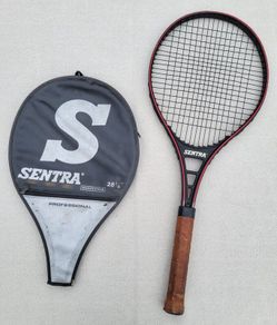 Vintage Sentra Professional II Graphite Tennis Racket + Cover 1986 28 1/4"