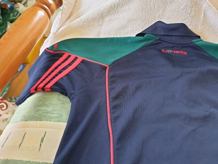Mayo Gaelic Football Polo Shirt 2010 to 2011 Childrens 13 to 14 Years Old GAA