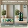 Dumbbell Rack Heavy Duty Steel, 3-Tier/ 5-Tier/ 6-Tier Weights Storage Dumbbell Stand, Dumbbell Tree Stand Weights Holder for Home Gym Image 8