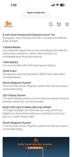electric scooter