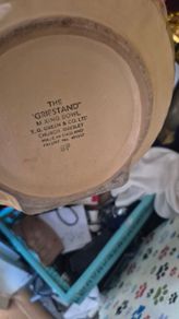 Extra Large The Grifstand" M Xing Bowl T.g. Green & Co. Ltd Church Gresley Madein England Patent No. 491517 Sp