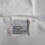 White Cotton Button- up Shirt Front, Size L Image 4