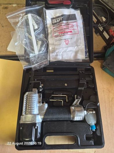 Power Craft Pneumatic Nailer Stapler  Boxed