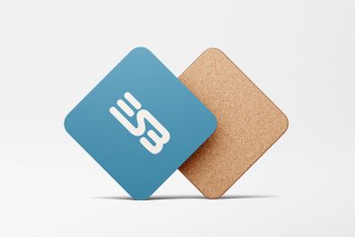 ESB Retro Coaster - Square - Blue