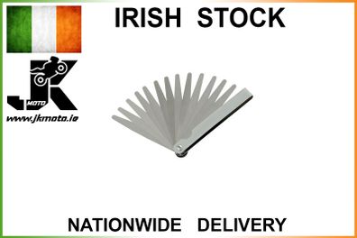 Feeler Gauge 0.05 - 1.0mm- 13 Blades