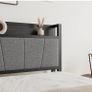 87) 3ft Single Bed Frame with Storage Headboard Image 5