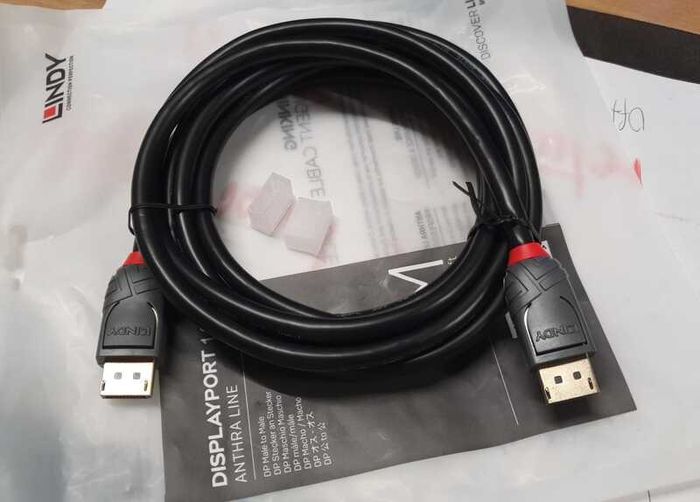 Lindy DisplayPort 1.2 Cable 3M | Male to Male
