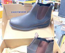 Dark brown Blundstone Boots