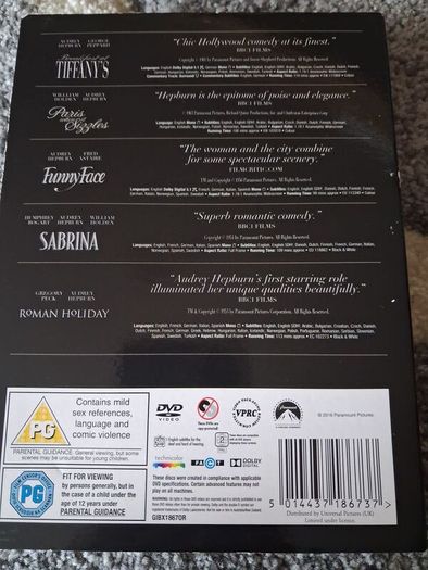 Audrey Hepburn DVD collection
