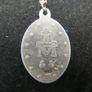 Vintage Sterling Silver 925 Virgin Mary  Medal Necklace - Religious Christian Silver Gift Pendant for Men and Women - Catholic Gift 9.0g length 18" Image 3