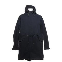 ZARA Men Rain Jacket Parka  Black  Size M/L Water Resistant