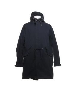 ZARA Men Rain Jacket Parka  Black  Size M/L Water Resistant