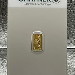 1gram Fine 9999 Gold Bullion C.Hafner Bar in Card.