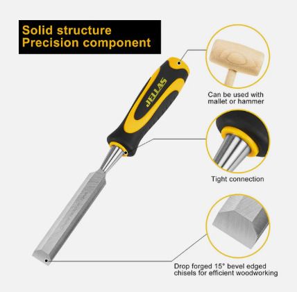 Jellas Wood chisels  6,12,19,32mm