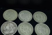 Vintage British Half Crown Coin Collection Job Lot