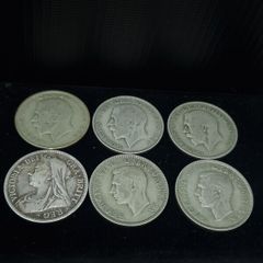 Vintage British Half Crown Coin Collection Job Lot