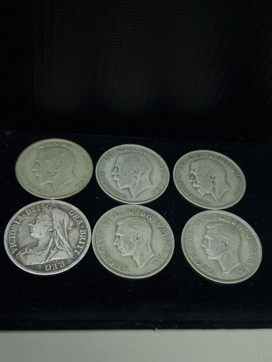 Vintage British Half Crown Coin Collection Job Lot
