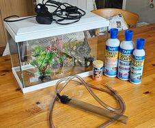 fish tank with all you need to start!