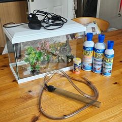 fish tank with all you need to start!