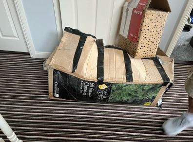 chrismas tree 6 feet . Great condition