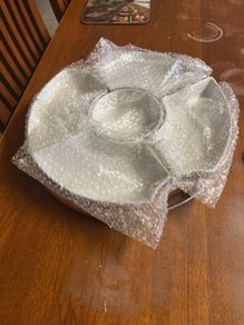 Beautiful tableware serving dish