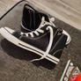 Black canvas shoes Image 3