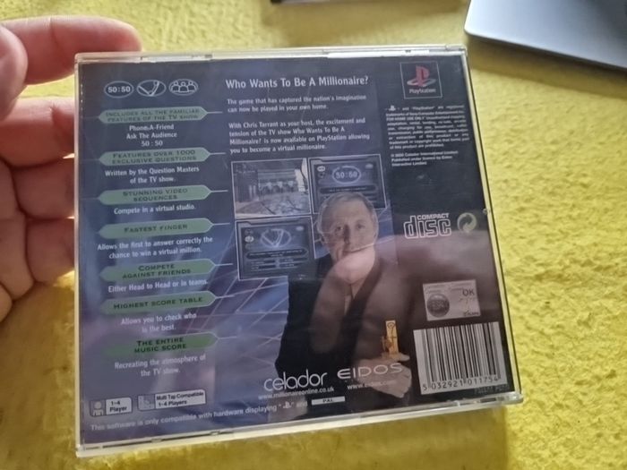 Who wants to be a millionaire PlayStation1 Ps1 PlayStation2 Ps2 games Original