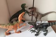 Set of 4 Jurassic World Velociraptor Dinosaurs Charlie,Blue,Delta,Echo