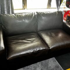 leather sofa bed
