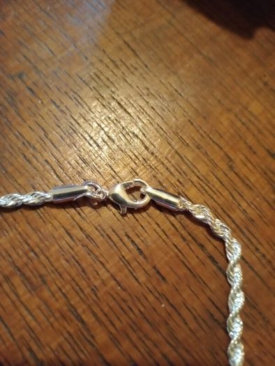 Silver Chain and Braclet