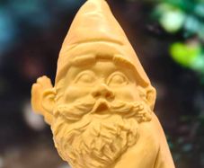 3D Printed Rude Garden Gnome (Drunk / Peeing) Figurine