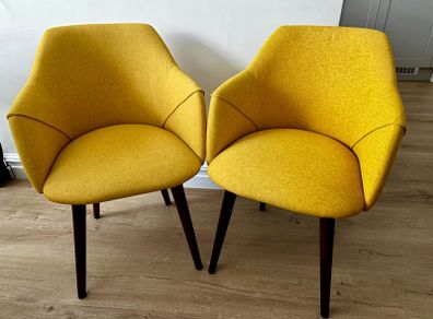 Set of 2 MADE Carver chairs