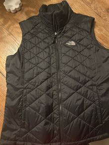 North Face quilted gilet,  Black, XL