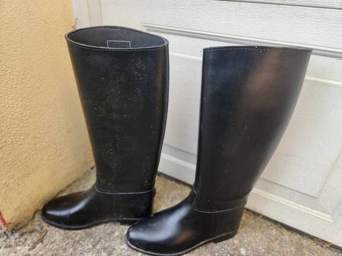 Rubber Riding Boots size 8