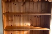 Large handmade pine wall dresser