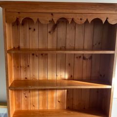 Large handmade pine wall dresser