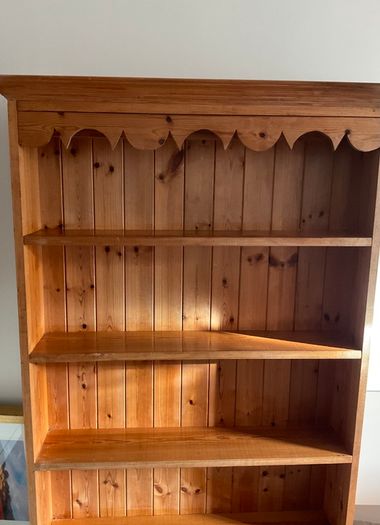 Large handmade pine wall dresser