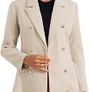Allegra K Winter Overcoat for Women's Notch Lapel Double Breasted Coats XL Image 3