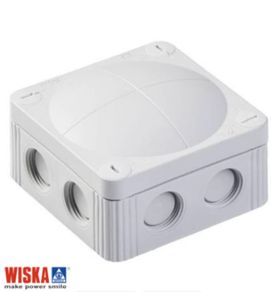 5x White Wiska Box's