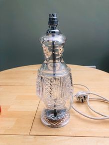 Vintage Large Waterford Crystal Lamp