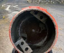 Honda GX 120 cement mixer with stand