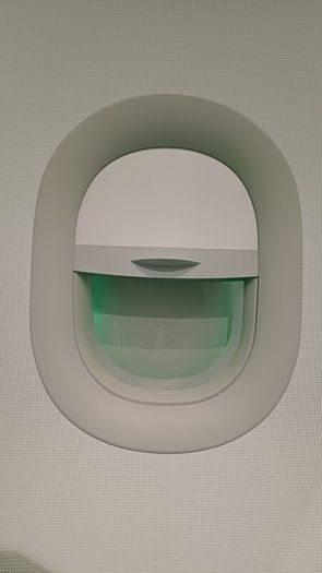 Upcycled Airbus A320 Window Interior panel Illuminated Aviation Wall Art