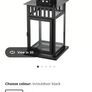 7 Ikea BORRBY Lanterns for tealight, in/outdoor black Image 2
